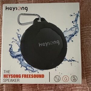 Black Portable Bluetooth Speaker